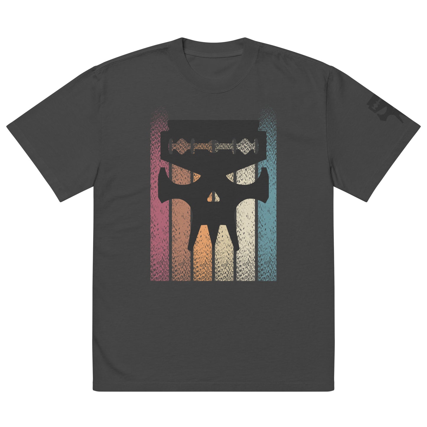 RAZOR SKULL COLLECTION - Limited Edition - Oversized faded t-shirt